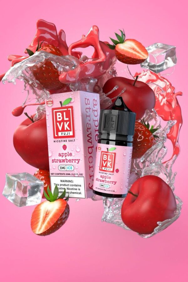 BLVK 蘋果草莓冰 電子煙 煙油