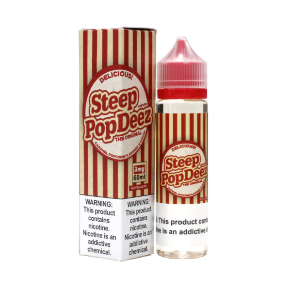 Steep PopDeez焦糖奶油爆米花60ML大煙油｜懷舊風味的電子煙油推薦：圖片 2