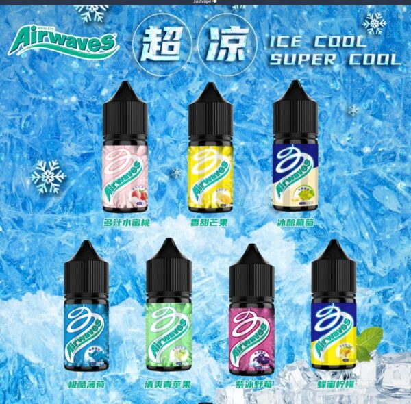 Airwaves 極嗆酷涼小煙油系列 | 小煙主機專用 極涼水果風味：圖片 2