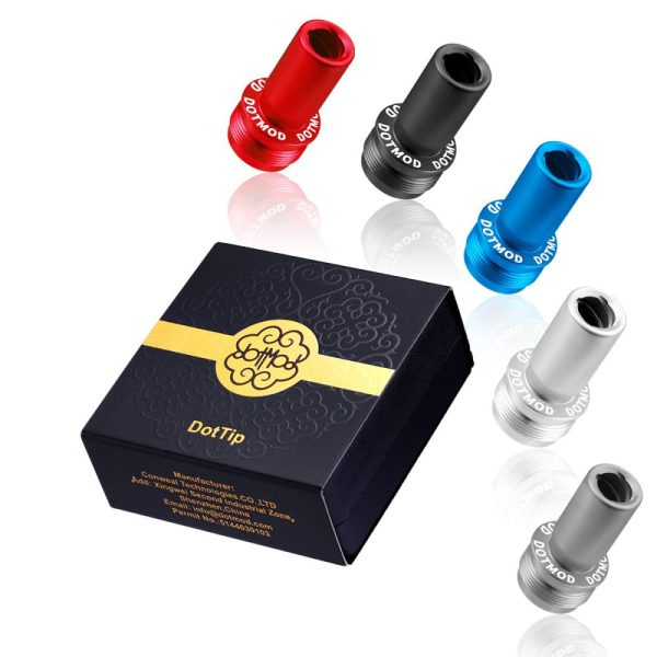 Dotmod DotTip 原廠吸嘴配件，多色鋁製設計適配 Dot 系列主機