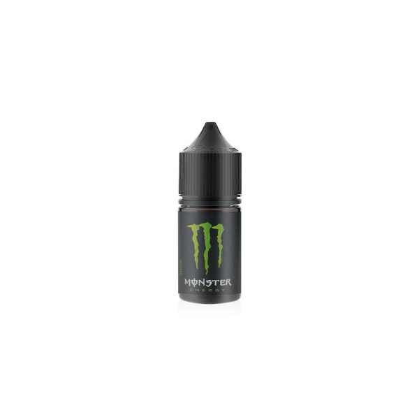 GENESIS 創世紀魔爪能量飲料風味煙油瓶，瓶身以黑底搭配綠色 Monster 標誌，呈現強烈刺激口感。